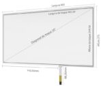 KIT PAINEL SENSÍVEL AO TOQUE RESISTIVO 20" FORMATO 16:9-4739