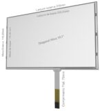 KIT PAINEL SENSÍVEL AO TOQUE RESISTIVO 10.1" FORMATO 16:9-4746
