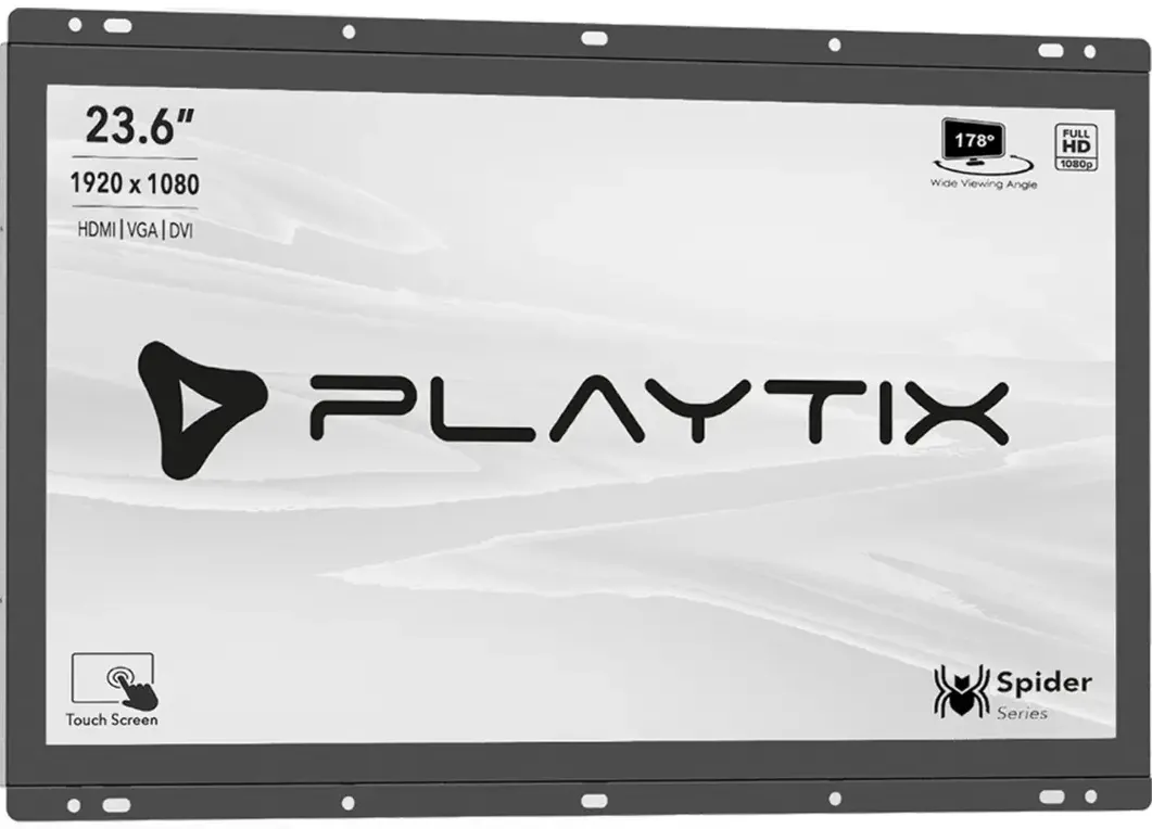 Monitor Open Frame PLAYTIX Spider Series 23.6 polegadas